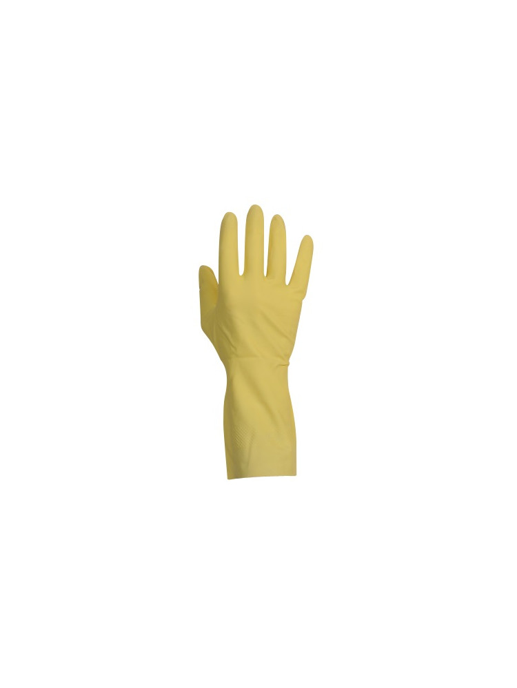 Gant de ménage jaune taille 7/8 - Lot de 12 paires