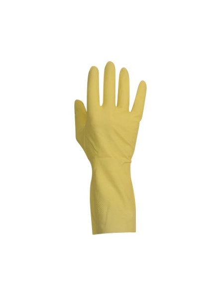 Gant de ménage jaune taille 7/8 - Lot de 12 paires