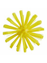Vikan cylindrical brush, Ø90 mm - Medium/hard bristles - Yellow