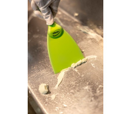 Vikan blue hand scraper - 75 mm