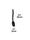 Black Plastic Spoon