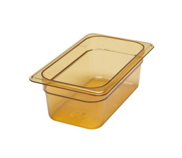 High temperature container GN1/3 depth 100mm Amber