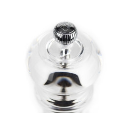 Peugeot Saveurs Nancy transparent pepper mill, 12 cm