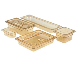 High Temperature Lid GN 1/4 with amber handle