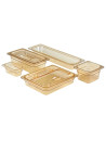 High Temperature Lid GN 1/4 with amber handle