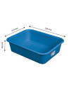 Gilactiv 20 L rectangular divider tray - Blue