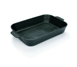 Plat à rôtir rectangulaire en fonte - 39 x 23 x 6.5 cm