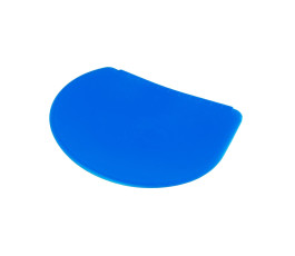 Corne plastique demi-ronde souple bleu