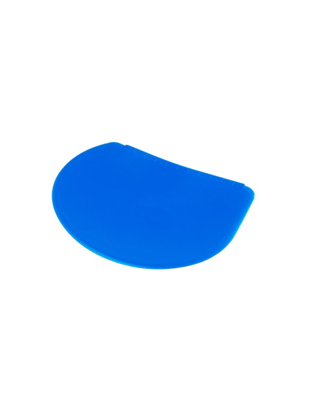 Corne plastique demi-ronde souple bleu