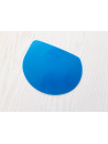 Corne plastique demi-ronde souple bleu