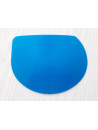 Corne plastique demi-ronde souple bleu