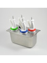Support pour squeezes FIFO PORTION PAL 473ml ou 709ml - GN 1/3 - 4 compartiments