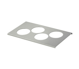 Support pour squeezes FIFO PORTION PAL 473ml ou 709ml - GN 1/3 - 4 compartiments