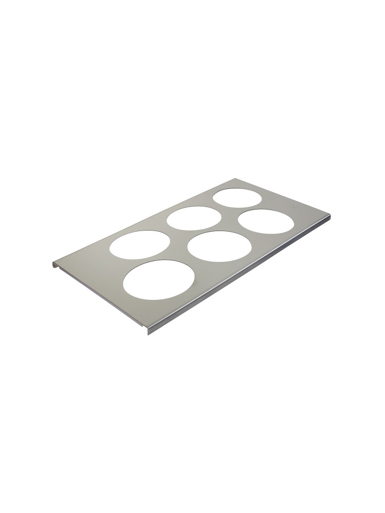 Support inox pour squeezes FIFO Bottle 592ml - GN 1/3 - 6 compartiments