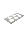 Support inox pour squeezes FIFO Bottle 592ml - GN 1/3 - 6 compartiments