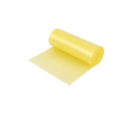 Sac poubelle jaune translucide 120L 35µ - Lot de 200