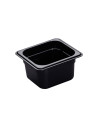 High-temperature container - GN 1/6 - Depth 100 mm - Black
