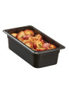 High temperature container - GN 1/3 - Depth 100 mm - Black