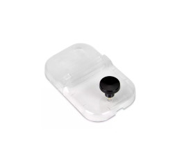 Lid 2/3 clear, plastic hinged, for container 83181