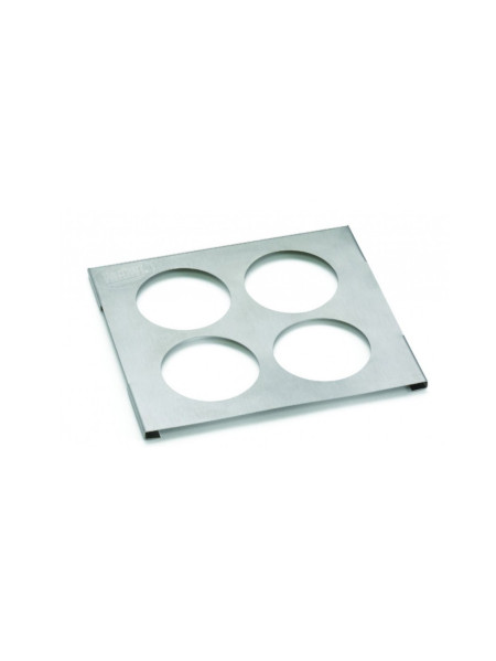 Support inox pour squeezes - 4 compartiments Support inox pour squeezes - 4 compartiments