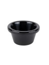 Ramequin en mélamine noire 90 ml - Diamètre 8 cm
