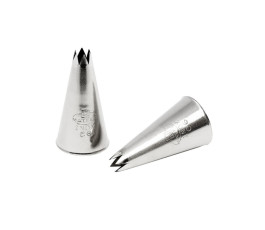 Lot de 2 douilles cannelées en inox Matfer