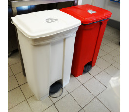 Poubelles de 90 litres à pédale