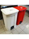 Poubelles de 90 litres à pédale