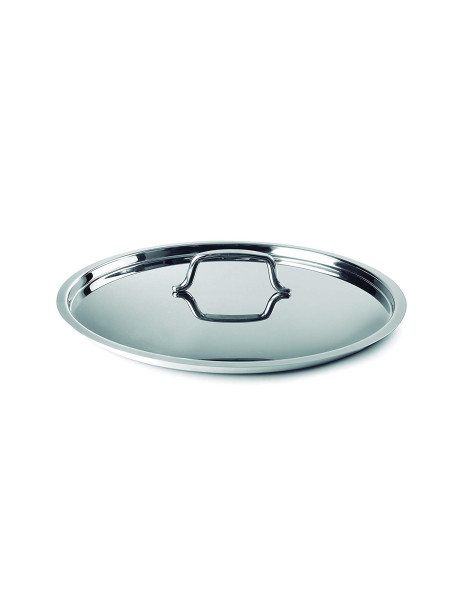 Couvercle inox à poignée - Diamètre 28 cm pour marmite / braisière diamètre 28cm