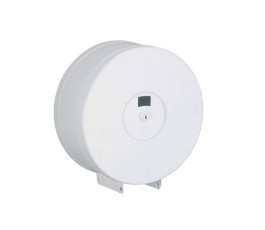 Jumbo white toilet paper dispenser - Diameter 29 cm