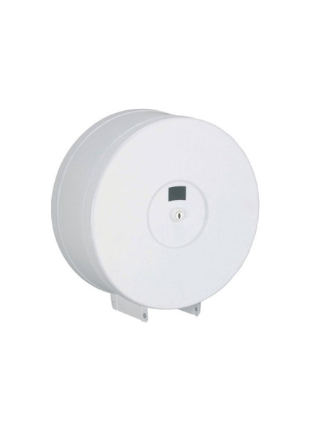 Jumbo white toilet paper dispenser - Diameter 29 cm