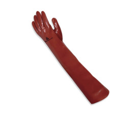 Paire de gant de filtrage PVC à manche longue 60cm - Résistant à l'huile