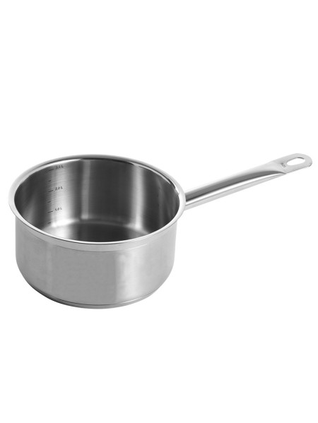 Stainless steel saucepan - diameter 16 cm - All heat sources - 1.6 L