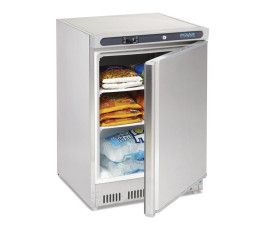 Polar 140L stainless steel negative under-counter freezer