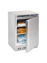 Polar 140L stainless steel negative under-counter freezer