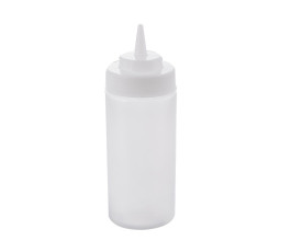 Transparent squeeze bottle 475 ml