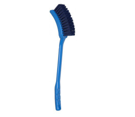 *Brosshygien* handle brush - 45 cm - medium-hard fiber - blue color