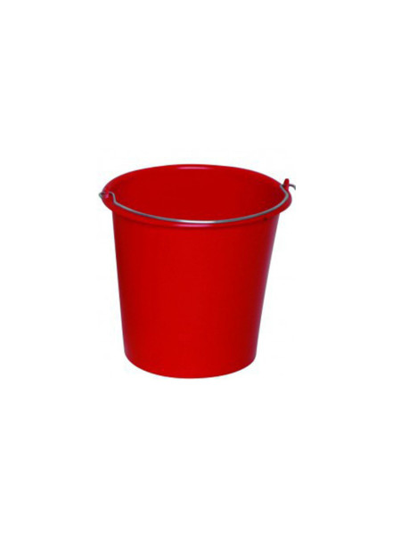 10L red bucket with handle