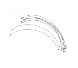 Pack of 10 replacement wires for Fischer 001608 lyre - 17cm