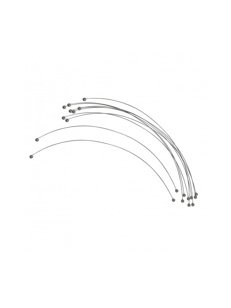 Pack of 10 replacement wires for Fischer 001608 lyre - 17cm