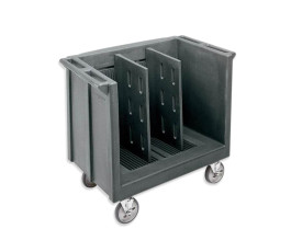 Chariot ajustable pour plateaux et assiettes