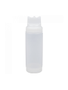 Translucent squeeze bottle Type Dualway with 3 outlets 500 ml