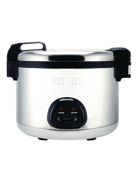 Rice cooker capacity 9L for 20L of rice (80 portions)