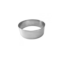 Cercle inox - Diamètre 14 cm - Hauteur 4 cm