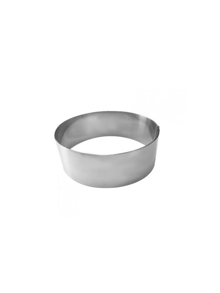 Cercle inox - Diamètre 14 cm - Hauteur 4 cm