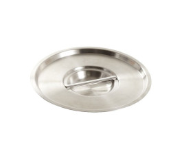 Couvercle rond inox pour marmite (diamètre 36 cm)