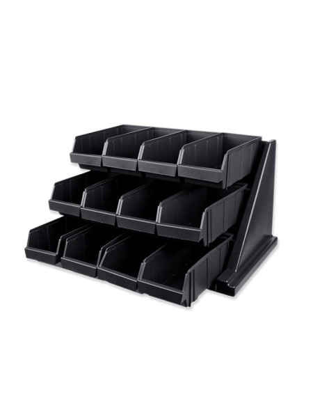 Station Versa pour 12 bacs à condiments (inclus) - Cambro | Vue principale Station Versa pour 12 bacs à condiments (inclus) - Cambro | Vue principale