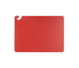 Red cutting board with hook...