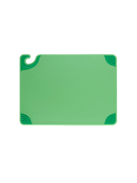 Planche à découper verte - coins anti-dérapants - crochet - 46 x 30.5 x 1.30 cm