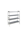 Shelving with shelves 4 levels depth 460 mm - Length 949 mm